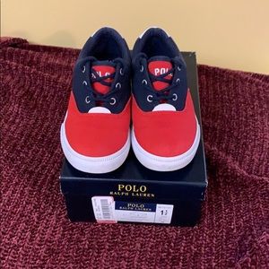 Ralph Lauren Polo canvas sneakers youth
